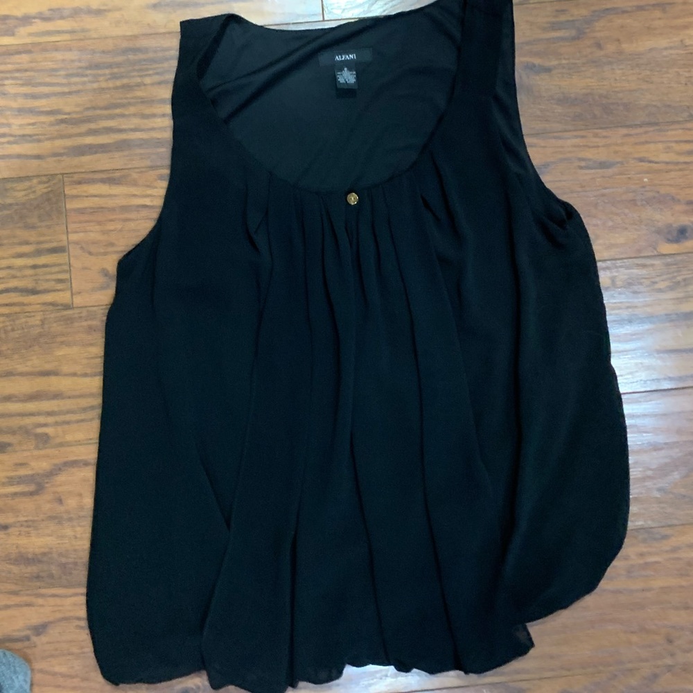 Women’s black work business blouse